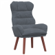 Sonata H Раз relaxing Chair Тъмен сив кадифе