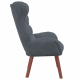 Sonata H Раз relaxing Chair Тъмен сив кадифе