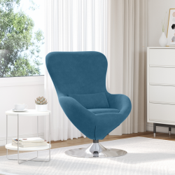 Egg Chair в синьо кадифе - Sonata H