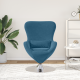 Egg Chair в синьо кадифе