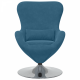 Egg Chair в синьо кадифе