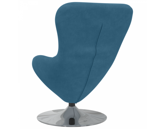 Egg Chair в синьо кадифе