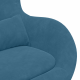 Egg Chair в синьо кадифе