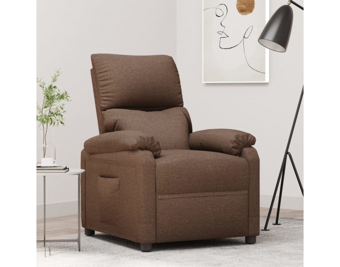 Sonata Fotoliu rabatabil, maro, material textil