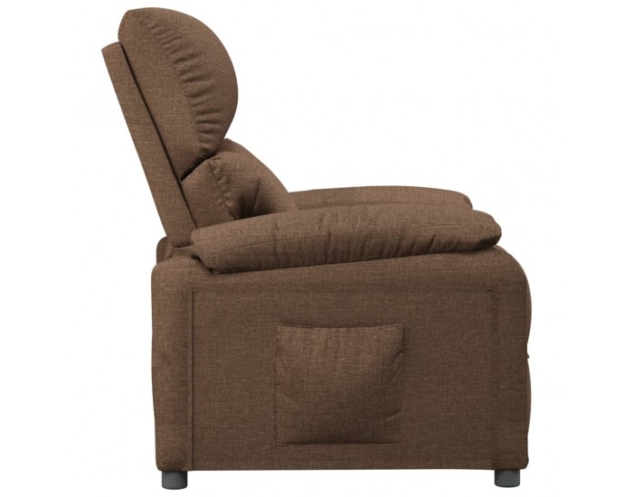 Sonata Fotoliu rabatabil, maro, material textil