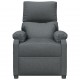 Sonata H Реклайнер, тъмносив, текстил