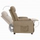 Sonata Fotoliu rabatabil, gri taupe, material textil