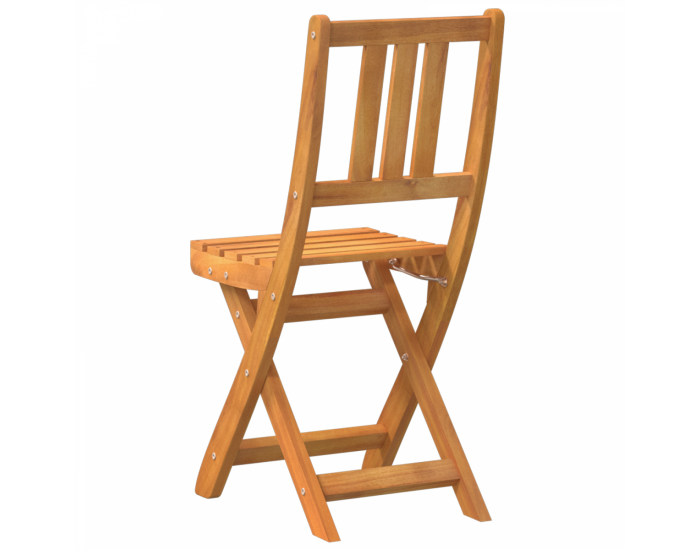 Sonata H Комплект сгъваеми градински столове 2 броя 36x46x85 см от Масивно акциевое дърво