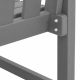 Sonata H Градинска пейка Светлосива 120 см HDPE