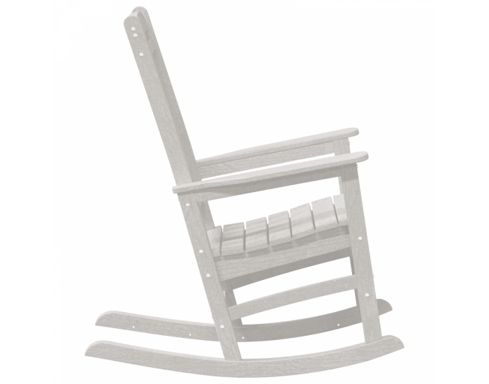 Sonata H Люлеещ се стол Бял 70x92x108 см HDPE