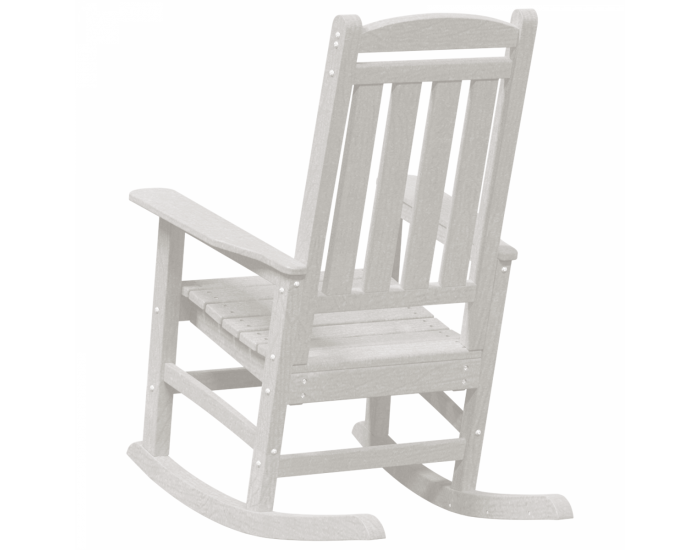 Sonata H Люлеещ се стол Бял 70x92x108 см HDPE