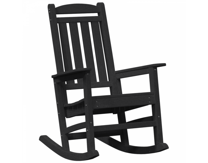 Sonata H Люлеещ се стол за градина Черен 70x92x108 см HDPE