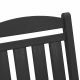 Sonata H Люлеещ се стол за градина Черен 70x92x108 см HDPE