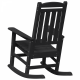 Sonata H Люлеещ се стол за градина Черен 70x92x108 см HDPE