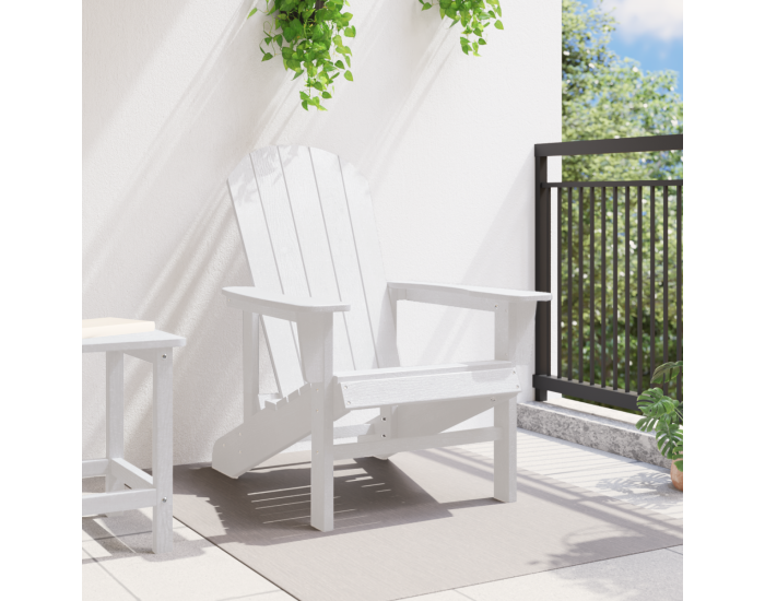 Sonata H Adirondack Chair Бял 74x82x91 см HDPE