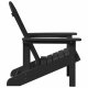 Sonata H Стол Adirondack Черен 74x82x91 см HDPE