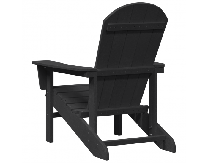 Sonata H Стол Adirondack Черен 74x82x91 см HDPE