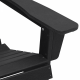 Sonata H Стол Adirondack Черен 74x82x91 см HDPE