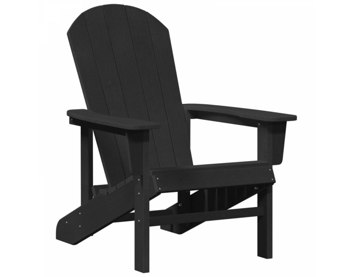 Sonata H Стол Adirondack Черен 74x82x91 см HDPE