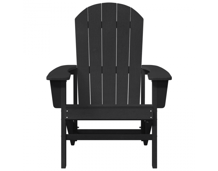 Sonata H Стол Adirondack Черен 74x82x91 см HDPE