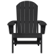 Sonata H Стол Adirondack Черен 74x82x91 см HDPE