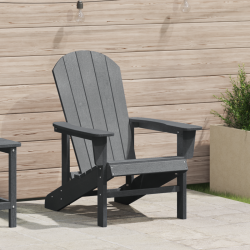 Sonata H Стол Adirondack Светлосив 74x82x91 см HDPE - Scaune de grădină