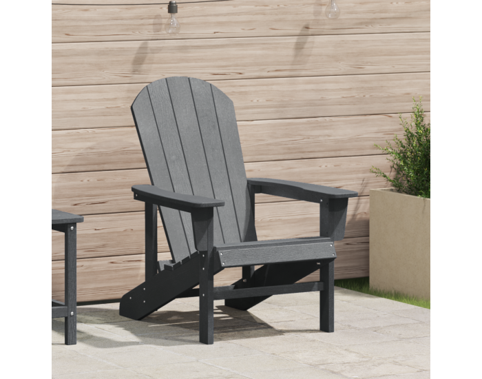 Sonata H Стол Adirondack Светлосив 74x82x91 см HDPE
