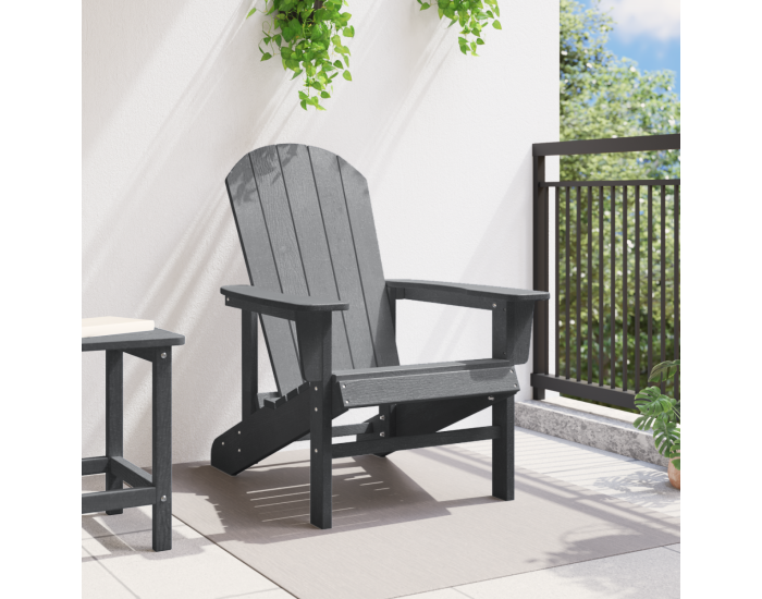 Sonata H Стол Adirondack Светлосив 74x82x91 см HDPE