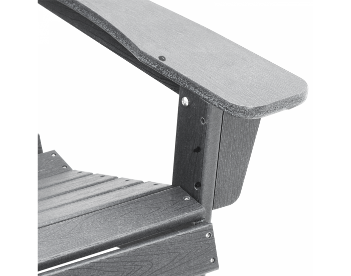 Sonata H Стол Adirondack Светлосив 74x82x91 см HDPE