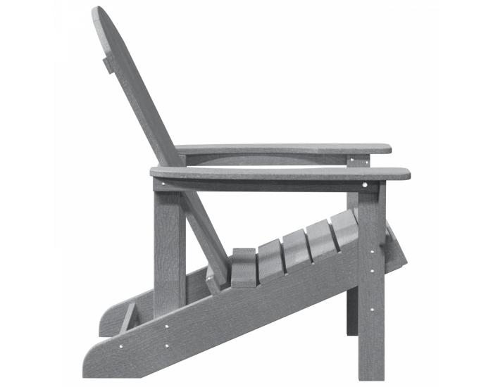 Sonata H Стол Adirondack Светлосив 74x82x91 см HDPE