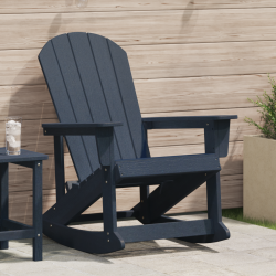 Sonata H Люлеещ се стол Adirondack Нейви син 73.5x92x90 см HDPE - Scaune de grădină
