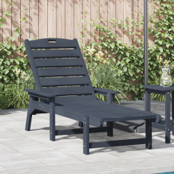 Sonata H Шезлонг Нейви син 53x162x98.5 см HDPE - Scaune de grădină