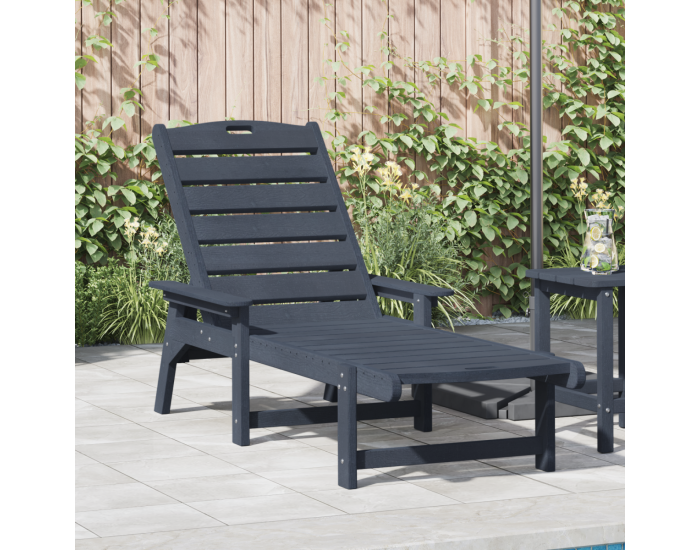 Sonata H Шезлонг Нейви син 53x162x98.5 см HDPE