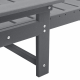 Sonata H Шезлонг за слънце Светлосив 53x162x98.5 см HDPE