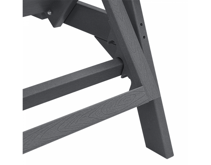 Sonata H Шезлонг за слънце Светлосив 53x162x98.5 см HDPE