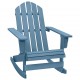 Sonata H Градински люлеещ се стол Адирондак, чам масив, син