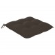 Sonata H Стифиращи градински столове с възглавници 6 бр тик масив