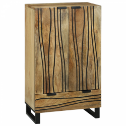 Sonata H Висок шкаф 60x33.5x100 см от масивно мангово дърво - Corpuri, vitrine, biblioteci modulare