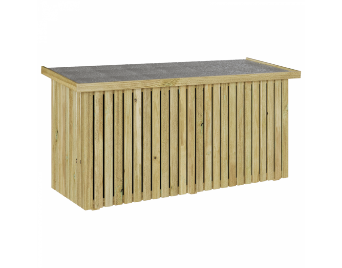 Sonata H Кутия за съхранение 119x44x58.5 см Третирано борово дърво