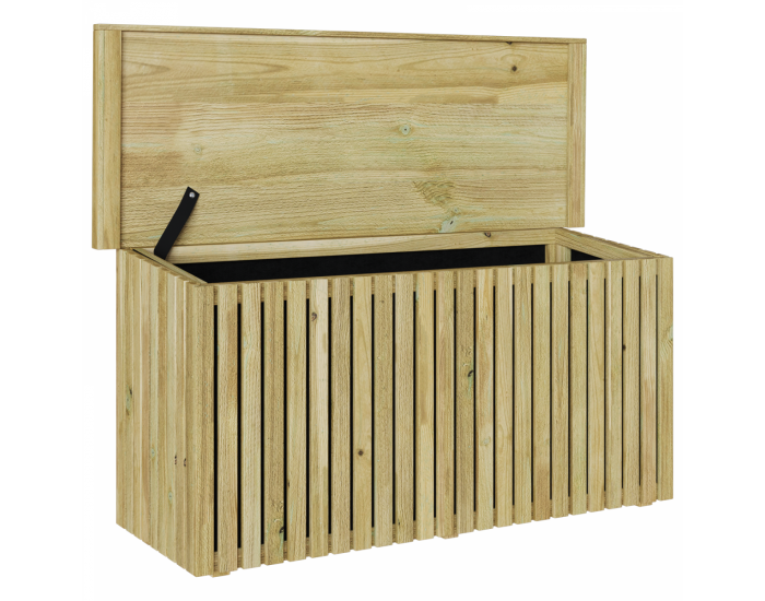 Sonata H Кутия за съхранение 119x44x58.5 см Третирано борово дърво