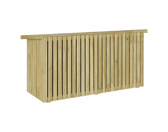 Sonata H Кутия за съхранение 119x44x58.5 см Третирано борово дърво