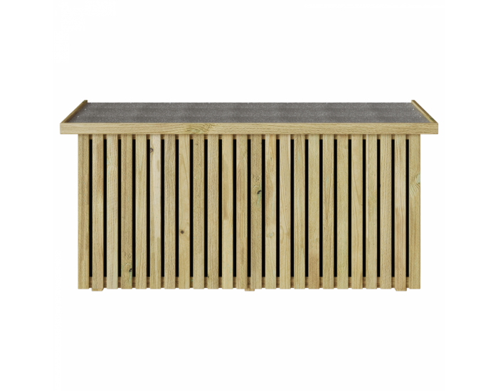 Sonata H Кутия за съхранение 119x44x58.5 см Третирано борово дърво