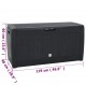 Sonata H Градински сандък за съхранение антрацит 119x48x60 см PP