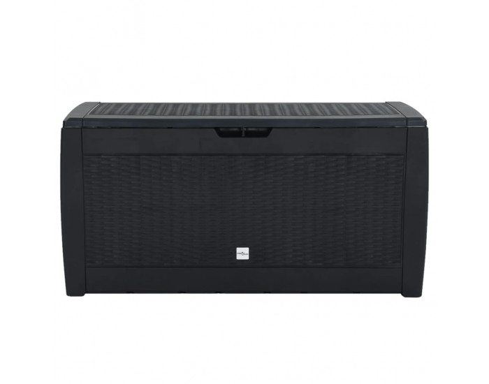 Sonata H Градински сандък за съхранение антрацит 119x48x60 см PP