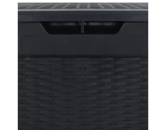 Sonata H Градински сандък за съхранение антрацит 119x48x60 см PP