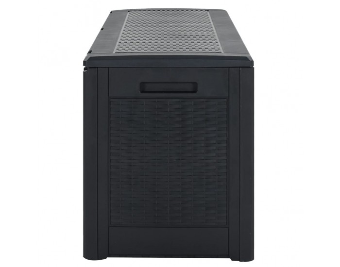 Sonata H Градински сандък за съхранение антрацит 119x48x60 см PP