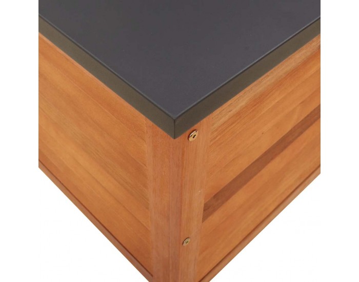 Sonata H Градинска кутия за съхранение 60x50x55 см евкалипт масив