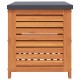 Sonata H Градинска кутия за съхранение 60x50x55 см евкалипт масив