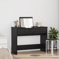 Sonata H тоалетка с огледало Черен дъб 100x45x76 см - Măsuțe de toaletă și oglinzi