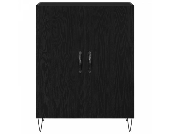 Sonata H Висок шкаф Черен дъб 69.5x34x180 см